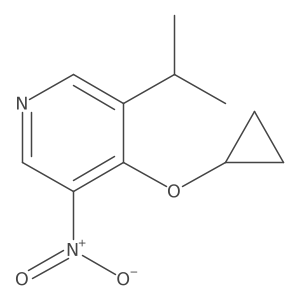 4-Cyclopropoxy-3-isopropyl-5-nitropyridine Structure