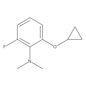 2-Cyclopropoxy-6-fluoro-N,N-dimethylaniline Structure