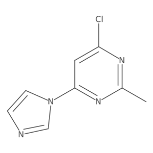 4-chloro-6-(1H-imidazol-1-yl)-2-methylpyrimidine Structure