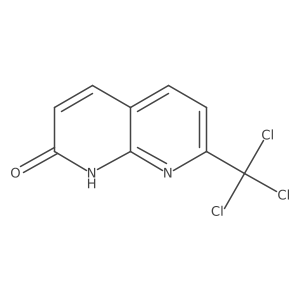 7-(Trichloromethyl)-1,8-naphthyridin-2(1H)-one结构式