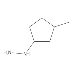 1-(3-Methylcyclopentyl)hydrazine结构式