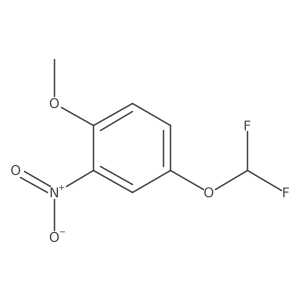 4-(Difluoromethoxy)-1-methoxy-2-nitrobenzene结构式