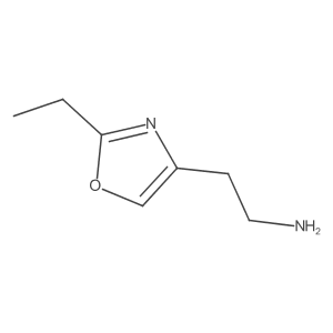 2-(2-Ethyl-1,3-oxazol-4-yl)ethan-1-amine结构式
