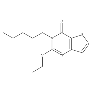 2-(ethylsulfanyl)-3-pentylthieno[3,2-d]pyrimidin-4(3H)-one Structure