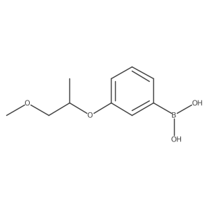 {3-[(1-Methoxypropan-2-yl)oxy]phenyl}boronic acid Structure