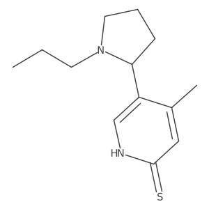 4-Methyl-5-(1-propylpyrrolidin-2-yl)pyridine-2-thiol Structure