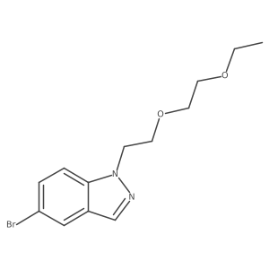 5-Bromo-1-[2-(2-ethoxyethoxy)ethyl]-1h-indazole Structure
