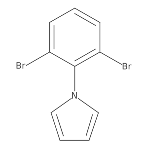 1-(2,6-dibromophenyl)-1H-pyrrole结构式