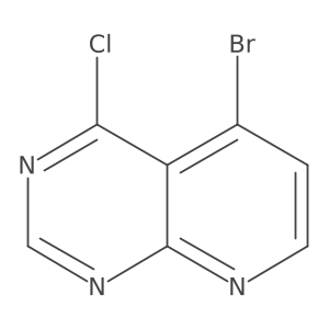 5-Bromo-4-chloropyrido[2,3-d]pyrimidine结构式