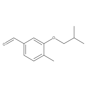 3-Isobutoxy-4-methylbenzaldehyde结构式