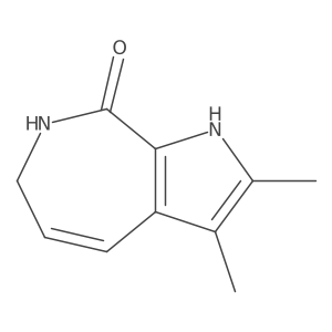 6,7-Dihydro-2,3-dimethylpyrrolo[2,3-c]azepin-8(1H)-one Structure