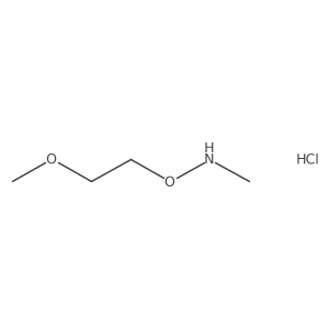 O-(2-Methoxyethyl)-N-methylhydroxylamine hydrochloride Structure
