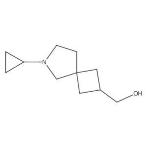 (6-Cyclopropyl-6-azaspiro[3.4]octan-2-yl)methanol结构式