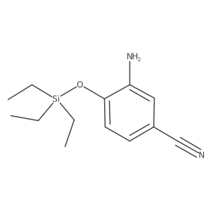 3-Amino-4-[(triethylsilyl)oxy]benzonitrile Structure