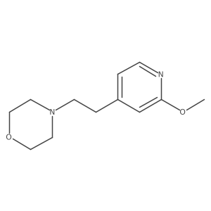 4-[2-(2-Methoxy-4-pyridinyl)ethyl]morpholine Structure