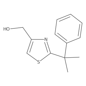 (2-(2-Phenylpropan-2-yl)thiazol-4-yl)methanol Structure