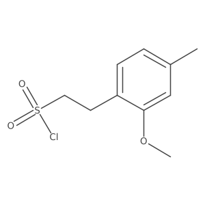 2-(2-Methoxy-4-methylphenyl)ethane-1-sulfonyl chloride Structure