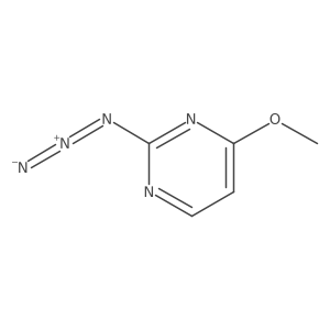 2-Azido-4-methoxypyrimidine结构式