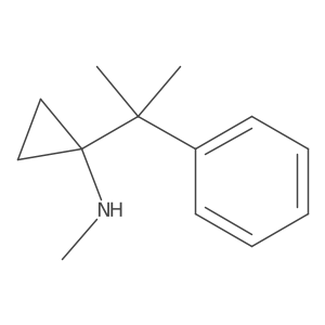 N-methyl-1-(2-phenylpropan-2-yl)cyclopropan-1-amine Structure
