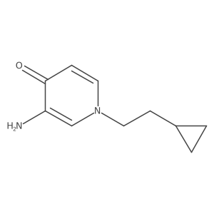 3-Amino-1-(2-cyclopropylethyl)-1,4-dihydropyridin-4-one Structure