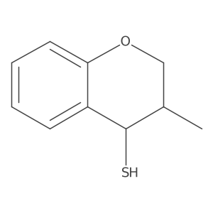 3-methyl-3,4-dihydro-2H-1-benzopyran-4-thiol结构式