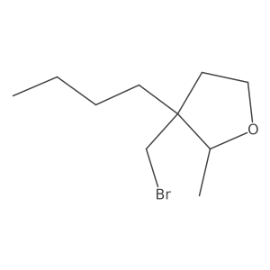 3-(Bromomethyl)-3-butyl-2-methyloxolane Structure
