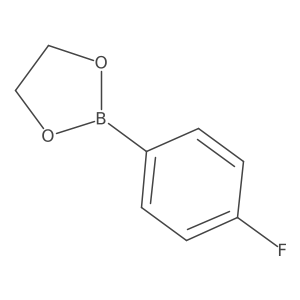 2-(4-Fluorophenyl)-1,3,2-dioxaborolane Structure