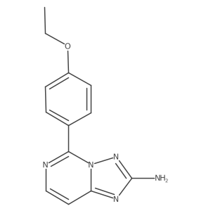 5-(4-Ethoxyphenyl)-[1,2,4]triazolo[1,5-c]pyrimidin-2-amine结构式