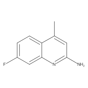 7-Fluoro-4-methylquinolin-2-amine Structure