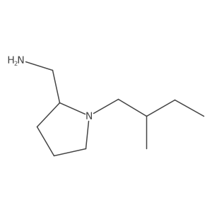 [(2R)-1-(2-methylbutyl)pyrrolidin-2-yl]methanamine Structure