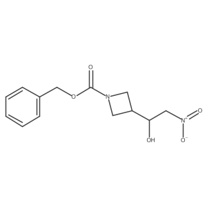 Benzyl 3-(1-hydroxy-2-nitroethyl)azetidine-1-carboxylate结构式
