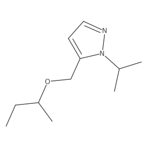 5-(sec-butoxymethyl)-1-isopropyl-1H-pyrazole Structure