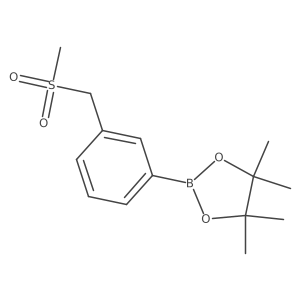 3-(Methylsulfonylmethyl)phenylboronic acid pinacol ester Structure