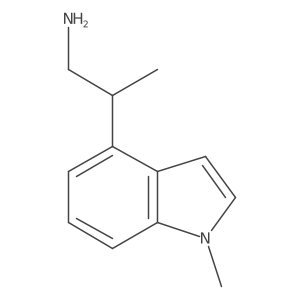 2-(1-methyl-1H-indol-4-yl)propan-1-amine结构式