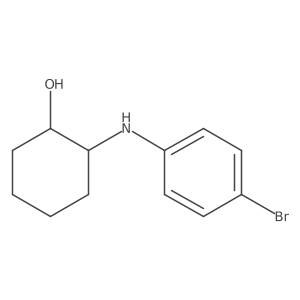 (1S,2S)-2-[(4-bromophenyl)amino]cyclohexan-1-ol Structure