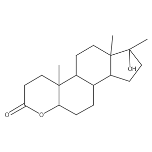 Oxandrolone 4-oxa-isomer, 5beta epimer-结构式