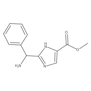methyl 2-[amino(phenyl)methyl]-1H-imidazole-5-carboxylate Structure