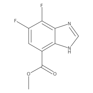 Methyl 6,7-difluoro-1H-benzo[D]imidazole-4-carboxylate Structure