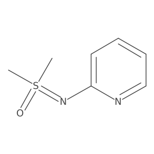 Dimethyl[(pyridin-2-yl)imino]-lambda6-sulfanone结构式