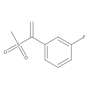 1-Fluoro-3-(1-methanesulfonylethenyl)benzene Structure