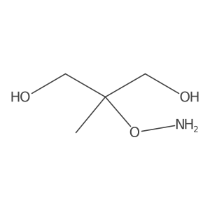 2-(Aminooxy)-2-methylpropane-1,3-diol Structure