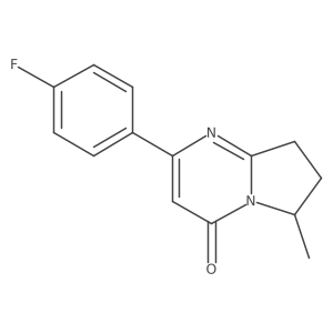 2-(4-Fluorophenyl)-6-methyl-4H,6H,7H,8H-pyrrolo[1,2-a]pyrimidin-4-one Structure