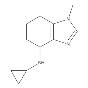 N-cyclopropyl-1-methyl-4,5,6,7-tetrahydro-1H-1,3-benzodiazol-4-amine Structure