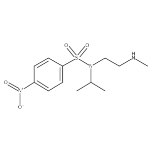 N-[2-(methylamino)ethyl]-4-nitro-N-(propan-2-yl)benzene-1-sulfonamide Structure