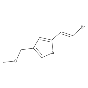 2-(2-Bromoethenyl)-4-(methoxymethyl)thiophene Structure