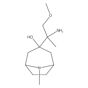 3-(2-Amino-1-methoxypropan-2-yl)-8-methyl-8-azabicyclo[3.2.1]octan-3-ol Structure