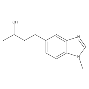 4-(1-methyl-1H-1,3-benzodiazol-5-yl)butan-2-ol结构式