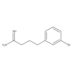 4-(3-Bromophenyl)butanimidamide Structure