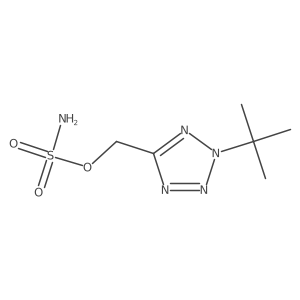 (2-tert-butyl-2H-1,2,3,4-tetrazol-5-yl)methyl sulfamate结构式