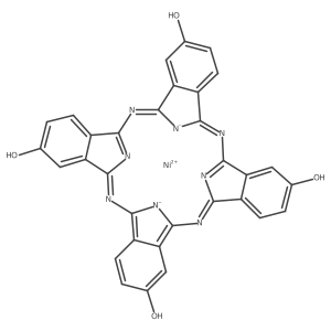 (SP-4-1)-[29H,31H-Phthalocyanine-2,9,16,23-tetrolato(2-)-|EN29,|EN30,|EN31,|EN32]nickel结构式